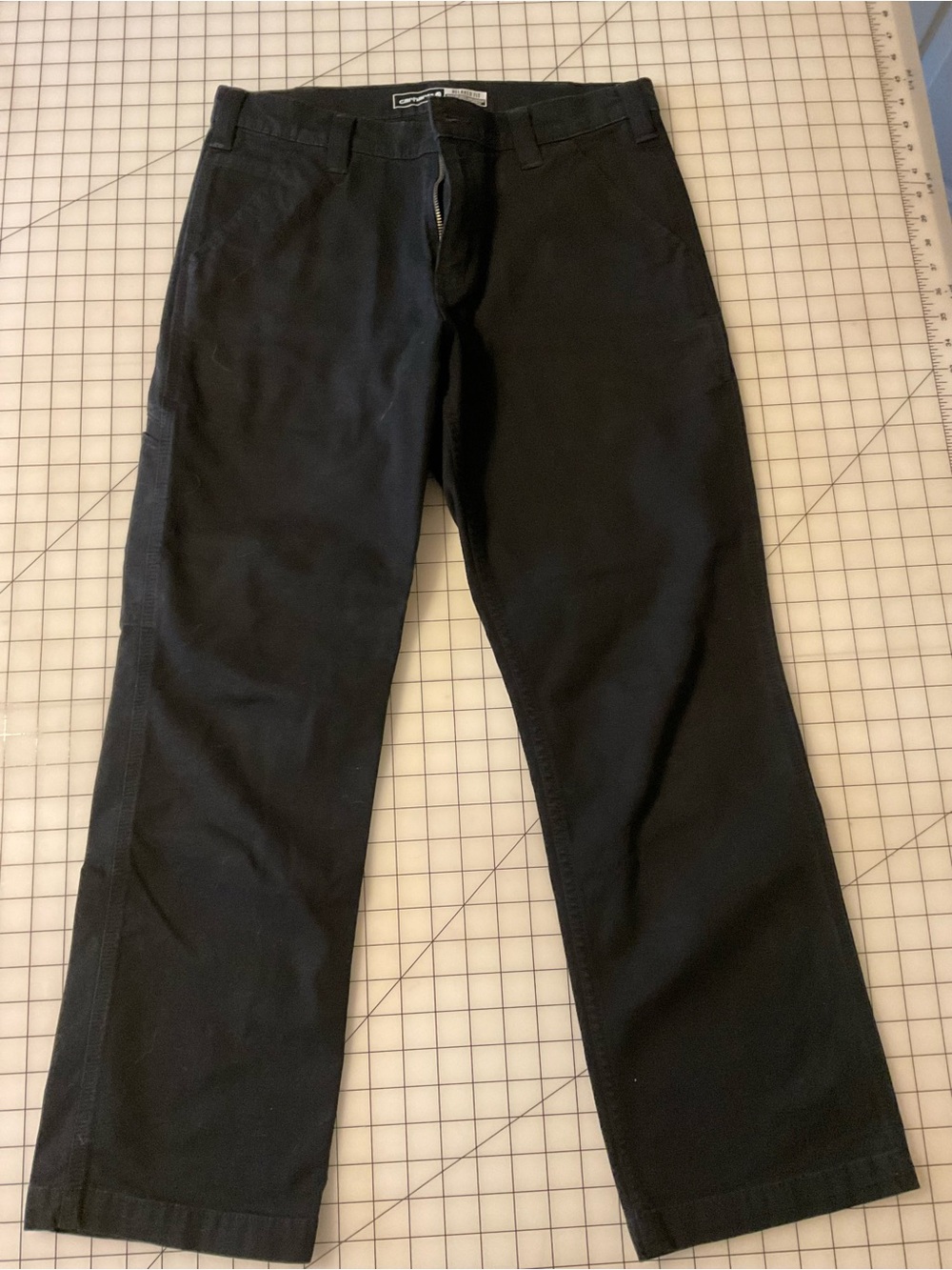 Black Carhartt Relaxed Fit Men’s Black Pants Size 32/30